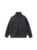 Hong Kong Style Solid Color Fleece Half-Zip Polo Shirt - Men's Retro Loose Casual Hoodie