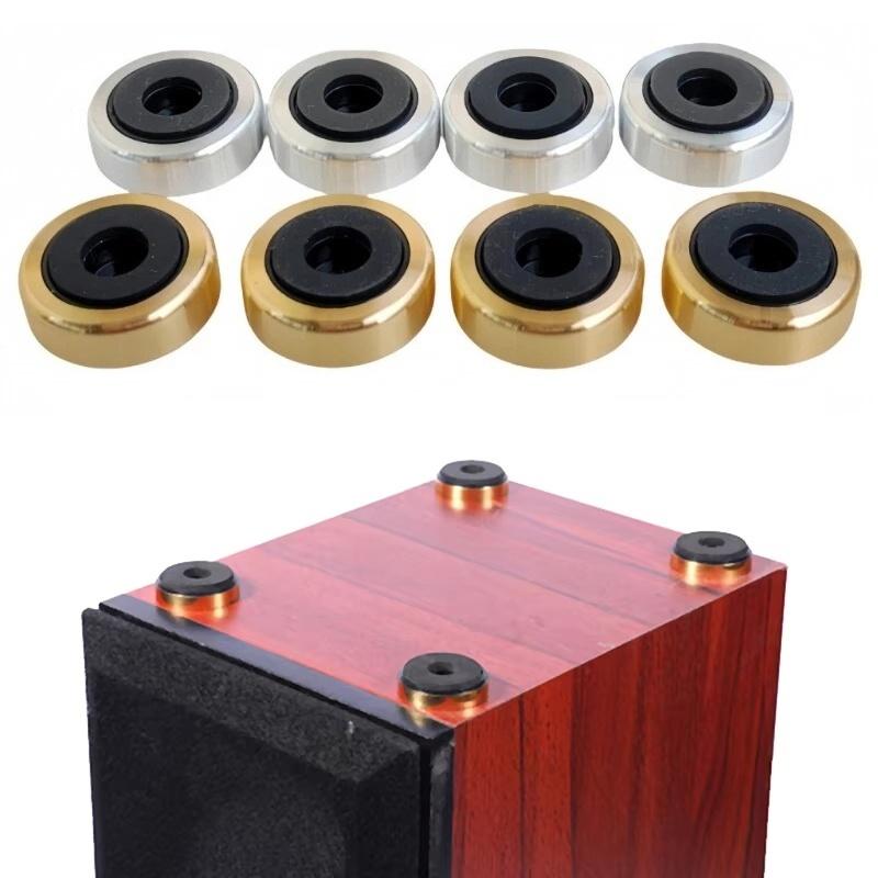4Pcs Speakers Stand Repair Parts DIY For Home Theater Sound System Speaker Audio Active Speakers Shock Absorbing Pad Accessories