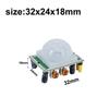 1 Stück Infrarot PIR SR501 HC-SR501 Modulbox Einstellbarer IR Pyroelektrischer Bewegungssensor Detektor