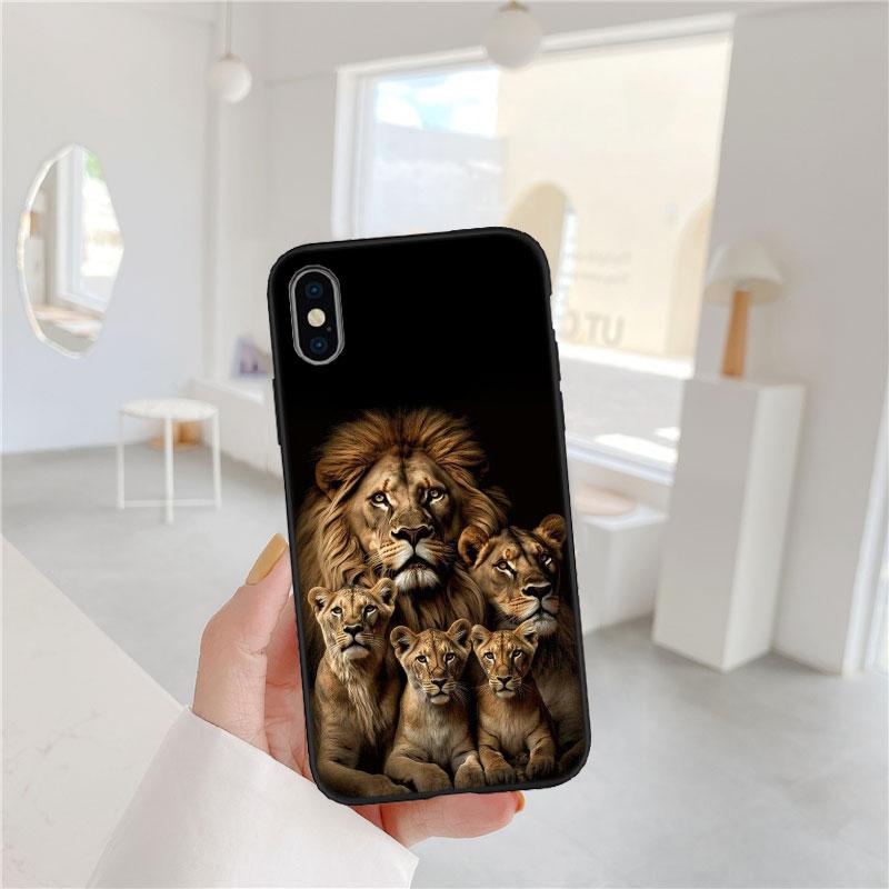 HK4 Animal Lion Soft Shell Phone Case for Huawei Mate 20 P Smart+ P20 P30 Lite Pro Y5p Y6p Y6s Y7a Y8p Y8S Y9 Prime Y9A Y9S