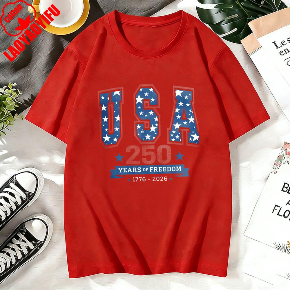 Happy 250th Birthday USA Shirt America 250th Anniversary Semiquincentennial Gift USA 250 Shirt Independence Day 4th of July