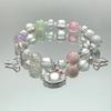 Lily of the Valley Butterfly Bracelet - Multi-Style Beaded Star & Moon Design