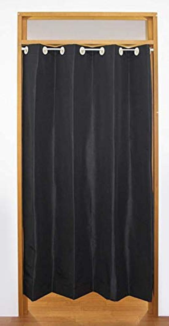 

и Перегородка-ширма 140 см шириной x 175 см 1 Сделано в Японии Энергосберегающая, Сшитая по-японски Изолированная, Звуконепроницаемая, Светоблокирующая штора, Комфорт, Черный, чёрный