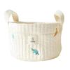 Storage Basket Soft Texture Wide Application Cotton Assorted Cartoon Organizer Box Household Supplies