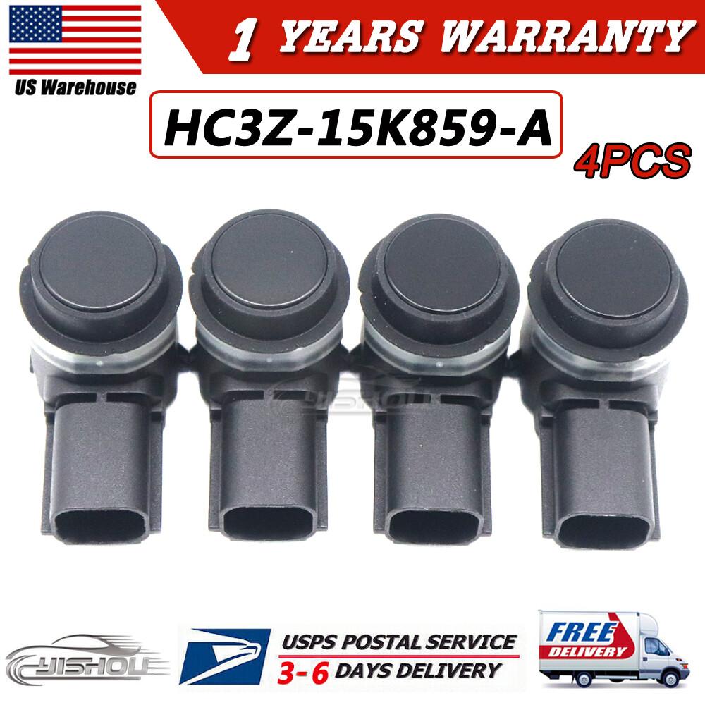 4PCS PDC Rear Reverse Parking Aid System Backup Sensor For Ford HC3Z-15K859-A US
