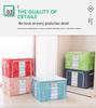 Foldable Washable Oxford Cloth Storage Box - Large Organizer for Quilts, Clothes, and Toys