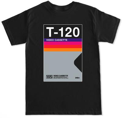 VHS RETRO TAPE FUNNY HUMOR 1980S VAPORWAVE CLASSIC MOVIE FILM GAME MENS T SHIRT Unisex T-Shirt