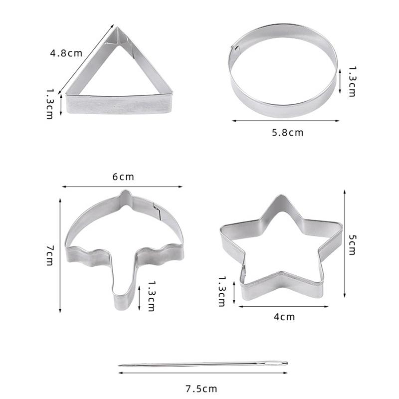 1 Set Sugar Cookie Mold Candy Maker Biscuit Korean Honeycomb Cookies Stainless Steel Game Kit For Squid TV Fans And Kids