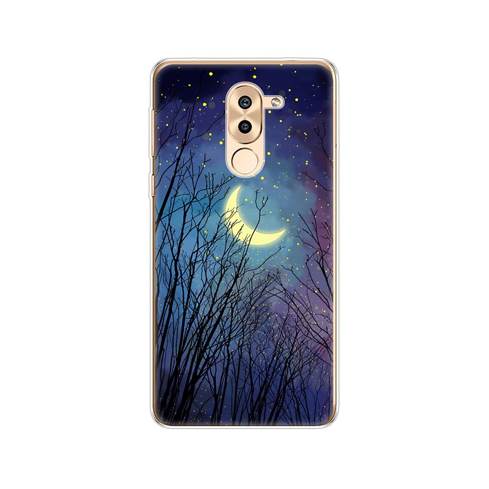 Phone Case for Huawei Honor 6X Soft Tpu Silicon Back Cover 360 Full Honor 6x Covers Protective Printing Transparent Clear Coque