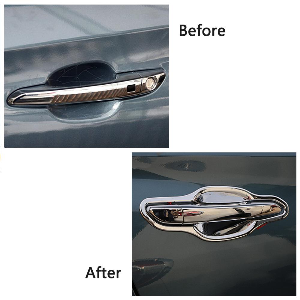 Chromium Styling For Hyundai Tucson TL 2015-2020 Chrome Exterior Door Handle Cover Moulding Door Bowl Trim