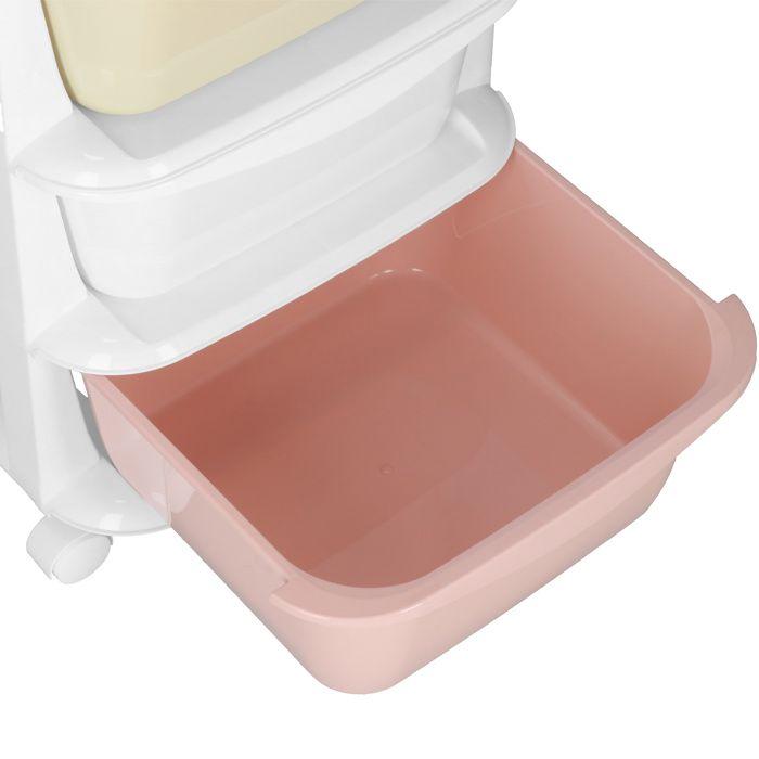 Springos® Meuble de rangement pour enfants à roulettes 5 tiroirs