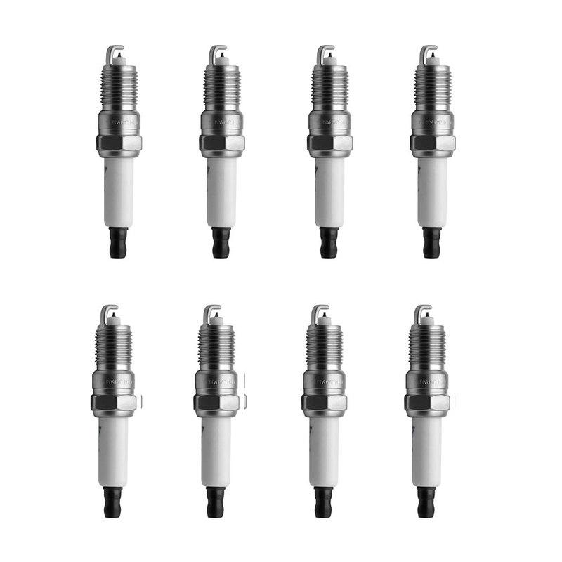 Square Ignition Coil & Spark Plug & Wires Pack For Chevy GMC 4.8L 5.3L 6.0L 8.1L UF271+ M8-48322R 88862385+41-962