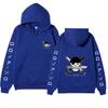 Anime Roronoa Zoro Hoodie, One Piece Pirate Skull Logo Graphic Print Pullover Sweatshirt Long Sleeve Streetwear for Men Women