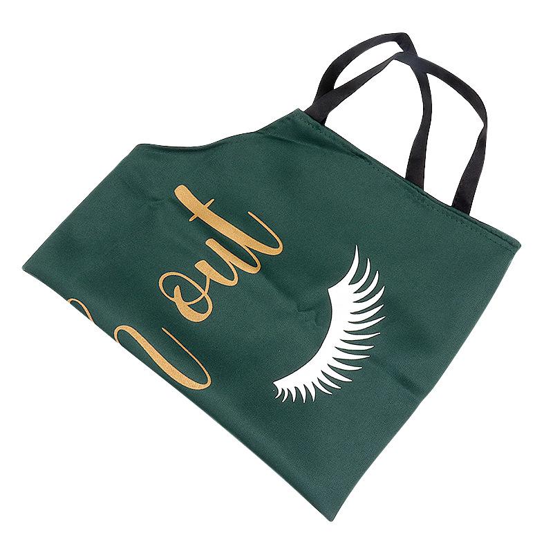 Unisex Cotton Linen Eyelash & Nail Art Apron
