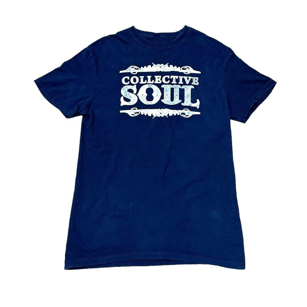 Collective Soul Vintage Tour TShirt Navy Blue Size Unisex T-Shirt XXL