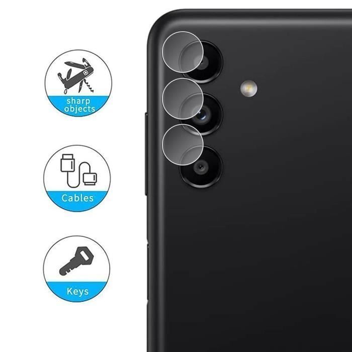 Protection Caméra - BOOLING - Compatible Samsung Galaxy A13 5G - Verre Trempé - Lot de 2 - Résistant aux rayures