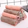 5pcs Soft Cotton Absorbent Dish Towels for Kitchen Supplier Dish Cleaning Cloth Tea Towel