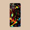 Musical Note Staff Mobile Phone Case for Realme 15 14 13 12 11 10 9 Pro Plus T I Lite 5G Colorful Printing Cover Cover Luxury