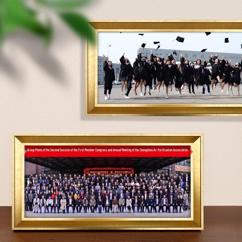 Customizable Large Group Graduation Photo Frame for Desktop