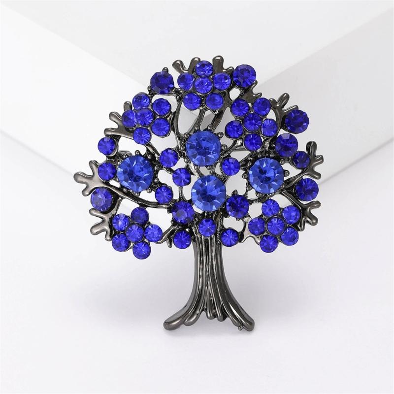 Elegant tree Brooch Pin Distinctive tree Clothing Lapel Pin Essential Fashion Brooch Accessory