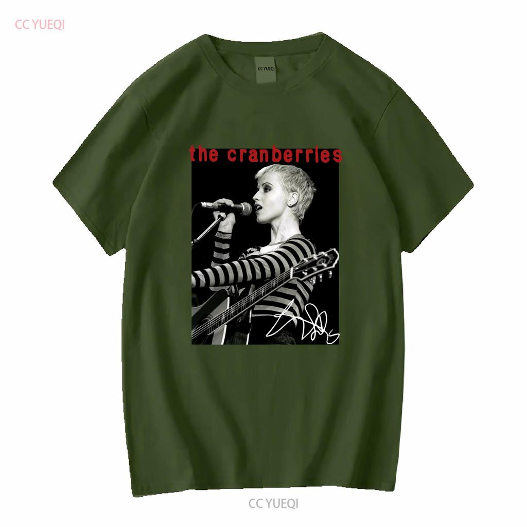 Gorąca Dolores O Riordan The Cranberries Bawełna Męska Wszystkie Rozmiary Koszulka 1N2837 z długim lub krótkim rękawem vintage Prana homme Oddychająca