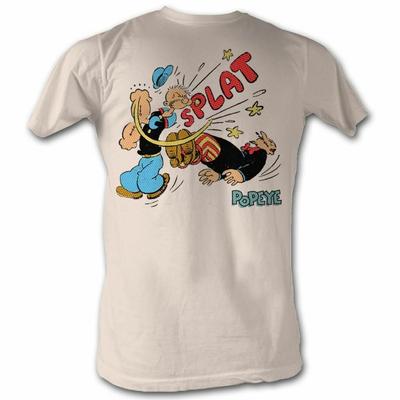 Popeye Matrose Schlag Natürliches Erwachsenen-T-Shirt