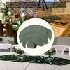 AT21-180 Pcs Tropical Party Decoration Supplies 8 Inch Tropical Palm Monstera Leaves And Hibiscus Flowers, Simulation Leaf