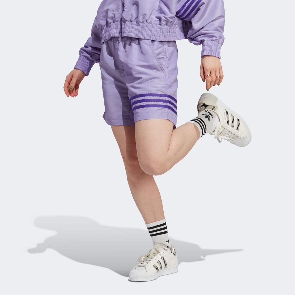 (WMNS) Adidas Adicolor Neuclassics Shorts Asia Sizing 'Purple' Women's IC5420