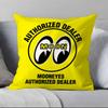 Cute Cartoon M-Mooneyes Pillow Case Anti-dustmite Pillowcase Invisible zipper silky short plush Sofa cushion cover
