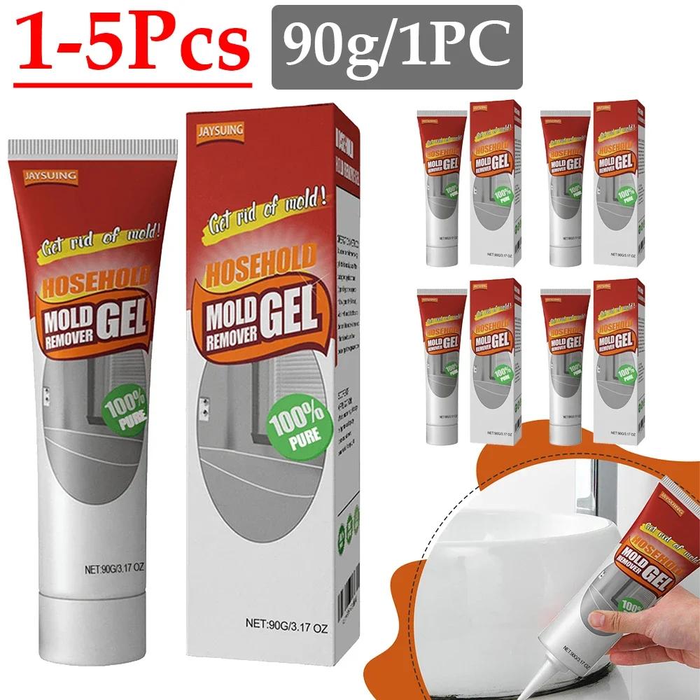 Strong Mold Remover Gel for Bathroom Kitchen Walls Stains Cleaning Household Mildew Cleaning Agent Fast Acting Formula