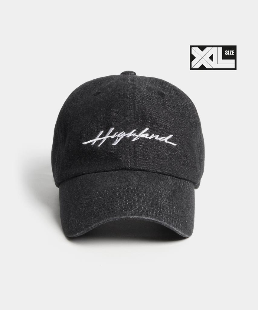 Peullaeto Big Size Ball Cap Xl Highland Denim Cap Black