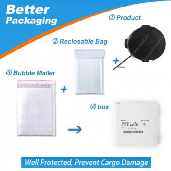 Front Bumper Cover Tow Hook Eye Cap For 2018- Subaru WRX STI 57731-VA320