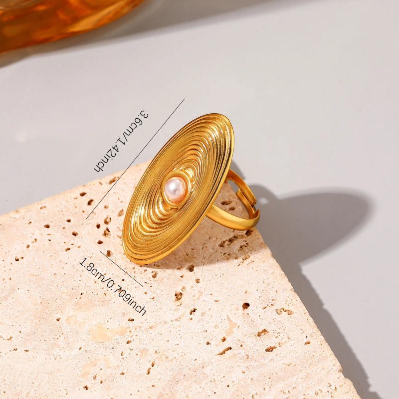 

Fashion Stainless Steel Pearl Earrings For Women Geometric Irregular Metal Stud Earring Trendy Jewelry Gift A9