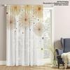 Vintage Firework Style One Piece Starlight Window Curtain Living Room Bedroom Freshen Up Decorative Film Polyester Perfect For Great