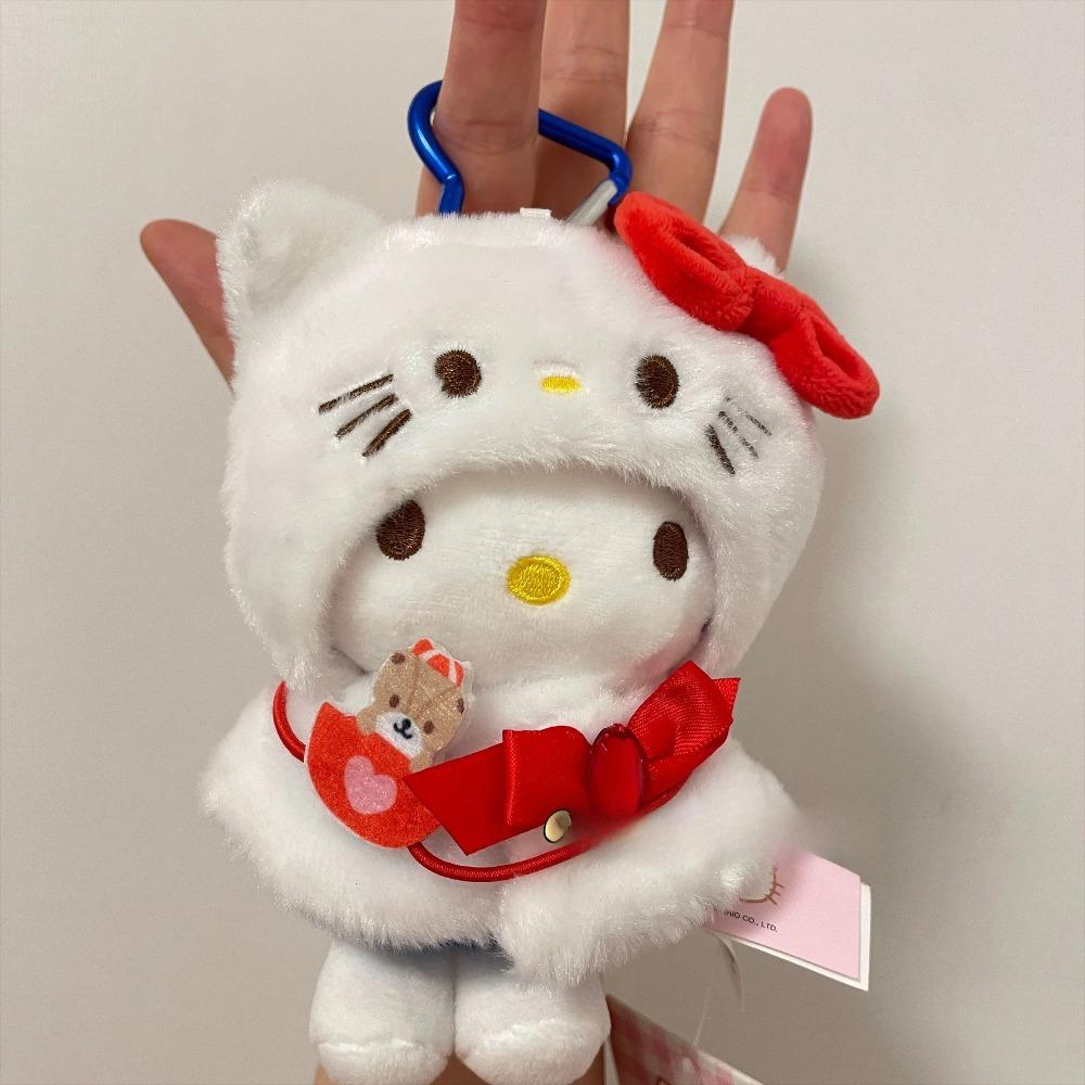Sanrio Kawaii Doll Clothes Kuromi Melody Cinnamoroll For 15cm Cotton Doll Clothing Kokomimi Kitty Cloak Skirt for Labubu Outfit