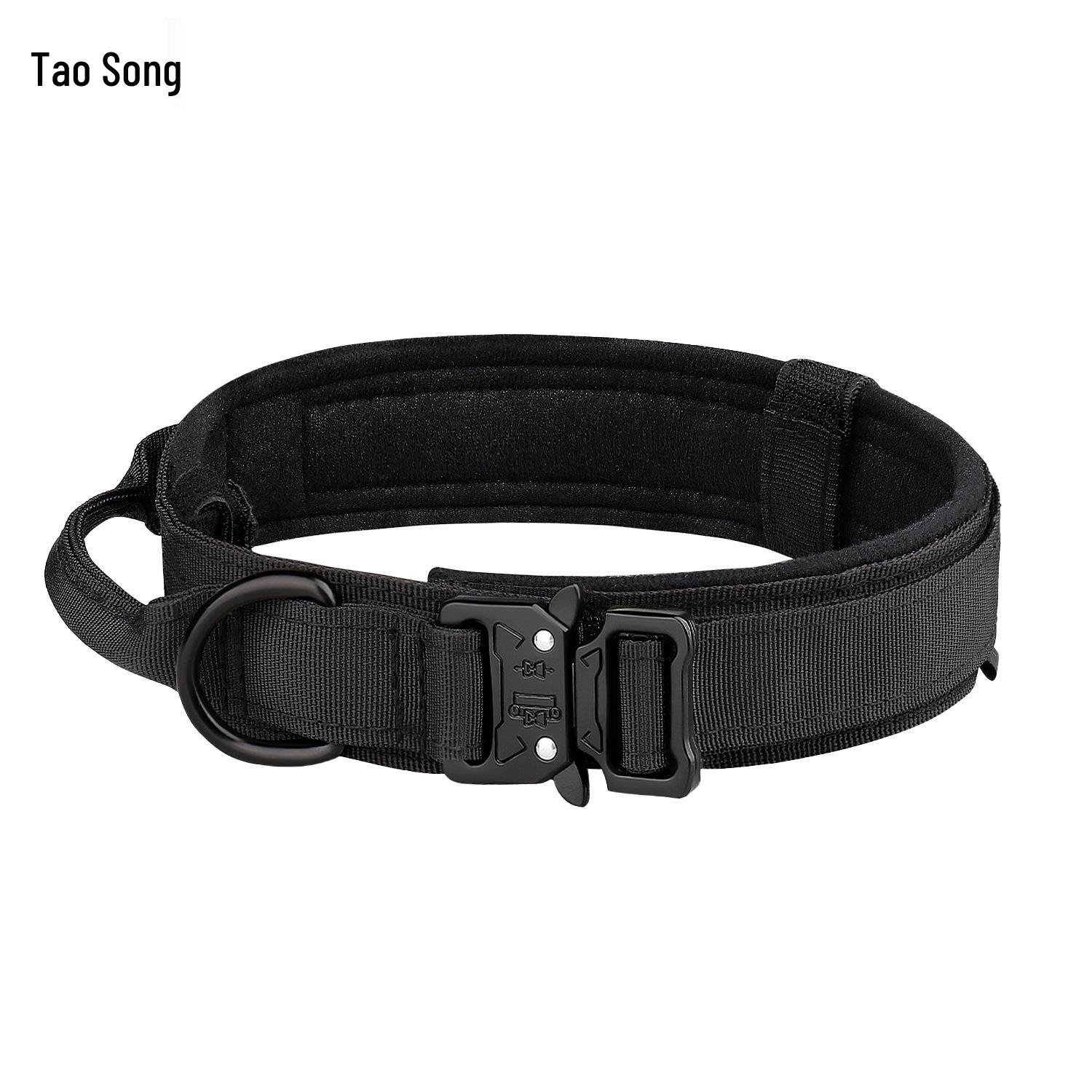 

Adjustable Nylon Tactical Pet Collar for Large & Medium Dogs