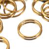4pcs 10pcs NO Fade Stainless Steel PVD Big Hole Open Jump Rings Width 16 to 20mm Split Rings Connectors Hairband Jewelry Finding