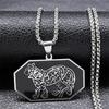Egypt Ankh Cross Key of Life Pendant Necklace for Women Men Stainless Steel Amulet Egyptian Chain Necklace Jewelry Cruz Egipcia