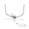 Knot Sterling Silver 925 [Lara Christie] Women's Necklace, Design, [BLACK Label]