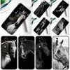 Black White Horse Case For Honor Magic 7 5 6 Lite Honor 200 Pro 50 70 90 Lite X9a X8a X8 X9 X8b X9c X9b Cover