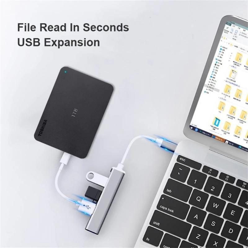 4 in 1 USB 3.0 HUB Type C HUB To USB3.0 Type-C 4 Ports USB High Speed Splitter Box 4 Ports Usb Charging Adapter For Macbook iPad