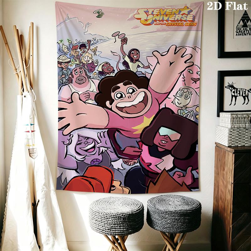 Steven Universe Pattern Home Decor Tapestry, Wall Hanging, Decorative RV Wall Cloth.MGT0918499