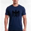 Gerunisex Eagle Emblem Tshirt Summer Casual Cotton Tee Oversized Streetwear Tops Vintage Graphic Print Loose Fit Short Sleeve