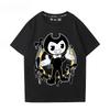 Bendy And The Ink Machine Game Tshirts Cotton Short Sleeve Oneck Female Tshirt Loose Cartoon Graphic Printing T Shirt Unisex