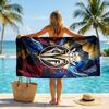 Villarreal FC print Quick Dry Beach Towel Microfiber Absorbent Portable Travel Swimming Towel