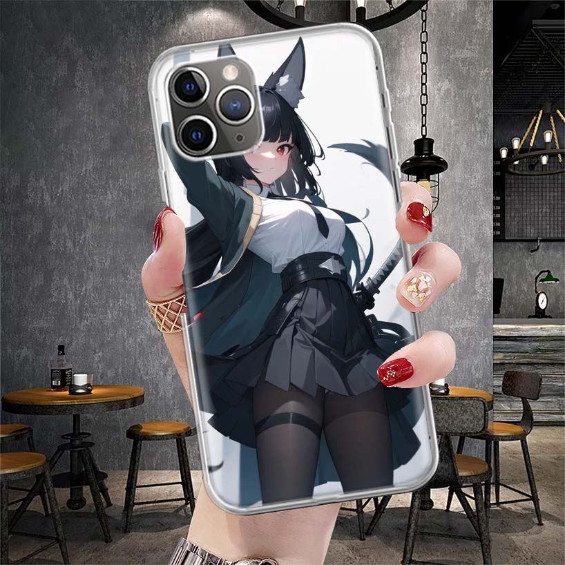 Zenless Zone Zero Hoshimi Miyabi Soft Phone Case For IPhone 11 17 Air 16E 16 Pro Max 15 + 14 Plus 13 Mini 12 Apple 7 SE 8 Fundas