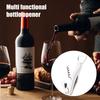 3 in 1 Wine Opener, Portable Beer Cap Lifter And Foil Cutter, Lever Corkscrew with Non Slip Handle, Stainless Steel Worm, Kitchen Bar Tool