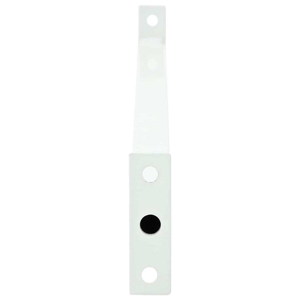 Adjustable Window Security Bar 3 pcs White Steel
