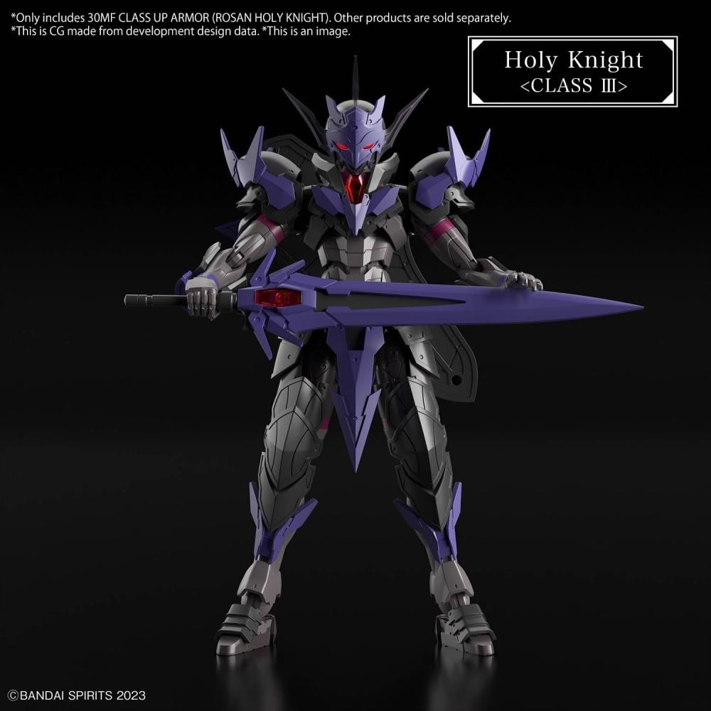 Bandai Spirits 30mf Class Up Armor Rozan Holy Night, farbcodiertes Kunststoffmodell, mehrfarbig, Rozan Holy Night