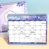 2026 Creative Desktop Calendar-Portable Thick Paper Standing Flip Version,Daily Schedule/Yearly Agenda,Time Management Organizer